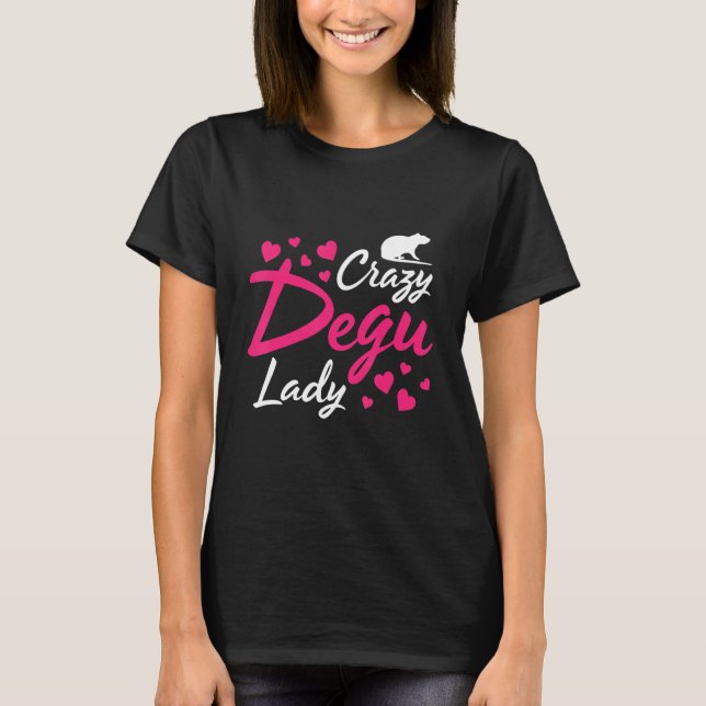 Camiseta Degu Para El Propietario De Degu, Degu Animal Masc (Anverso)