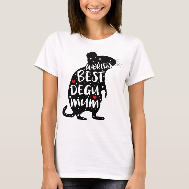 Camiseta Degus Shirt | bonita de dicho querible con Deg (Anverso)