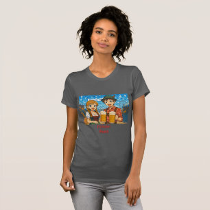 Camiseta Degustación de cerveza durante el Oktoberfest en M