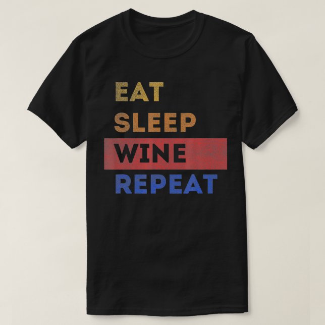 Camiseta Degustación de vino, Amante divertido de beber vin (Diseño del anverso)