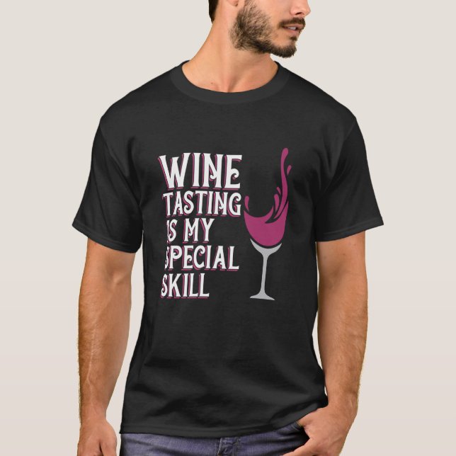 Camiseta Degustación de vino Derivación especial Bebedor de (Anverso)