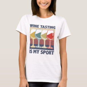 Camiseta Degustación de vino es mi regalo de cosecha de alc