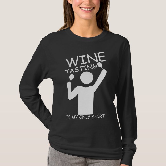 Camiseta Degustación De Vino Es Mi Vino De Vino Deportivo (Anverso)