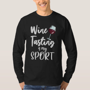 Camiseta Degustación De Vino Es Mi Vino Deportivo Bebida