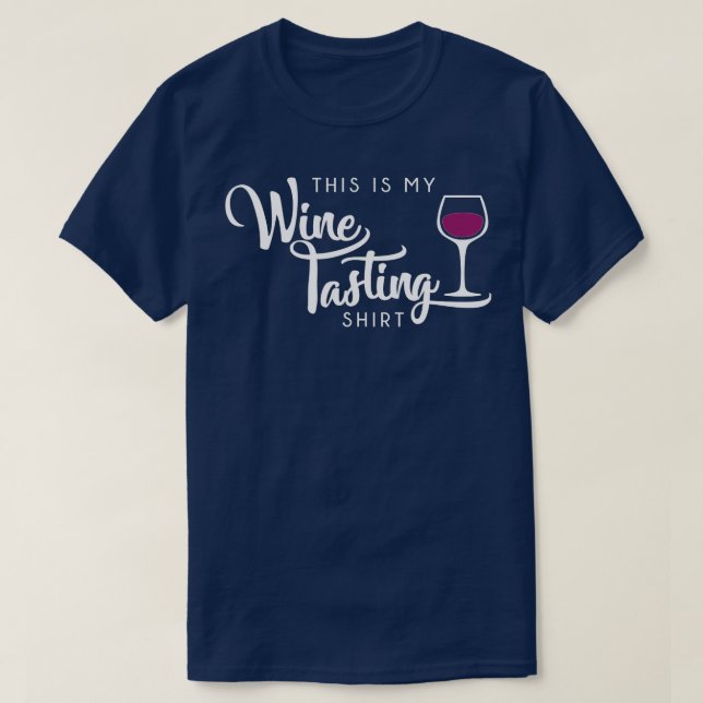 Camiseta Degustación de vino Gracioso Bebida De Vino Amante (Diseño del anverso)