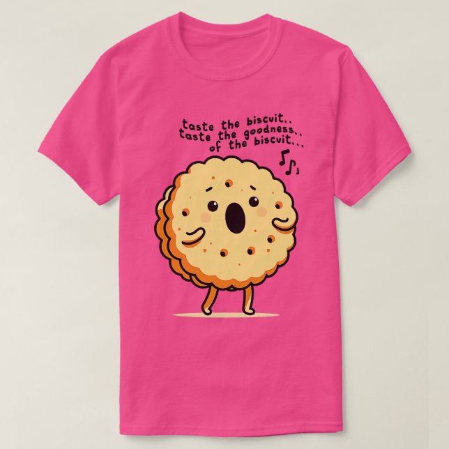 Camiseta Degustar El Biscuit (Diseño del anverso)