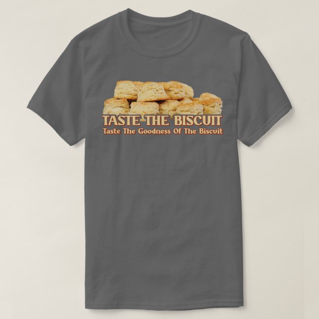 Camiseta Degustar La Bondad Del Biscuit (Diseño del anverso)