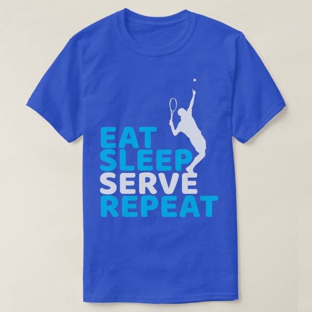 Camiseta Deguste divertida oferta de tenis para jugar al te (Diseño del anverso)