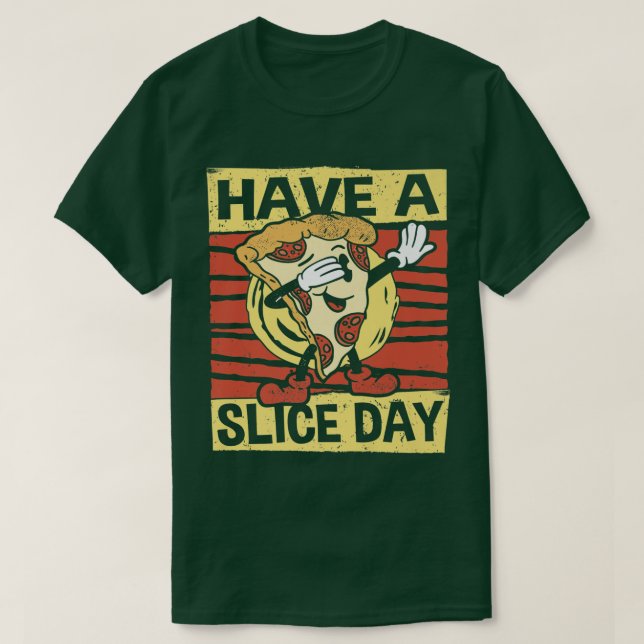 Camiseta Deguste Un Día De Barro, Pizza, Comida Italiana, S (Diseño del anverso)