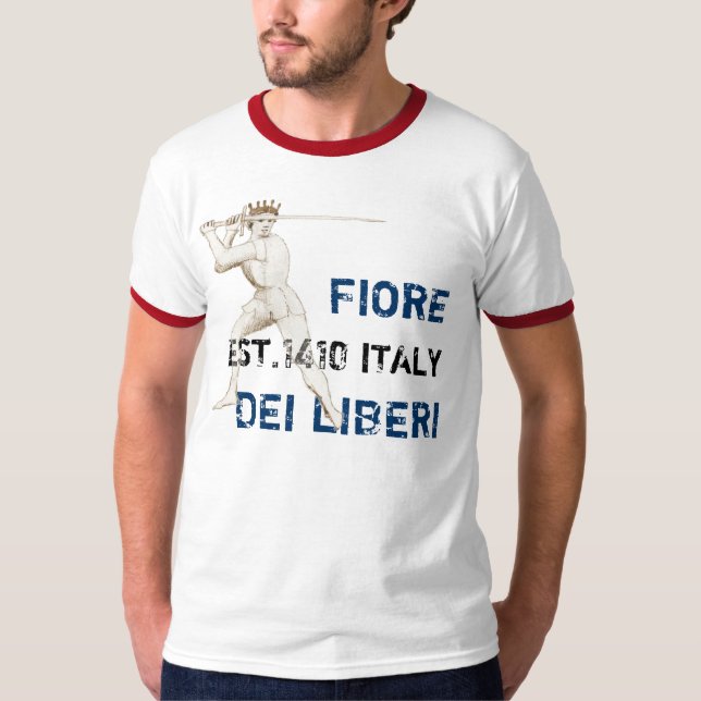 CAMISETA DEI LIBERI, FIORE, EST.1409 ITALIA (Anverso)