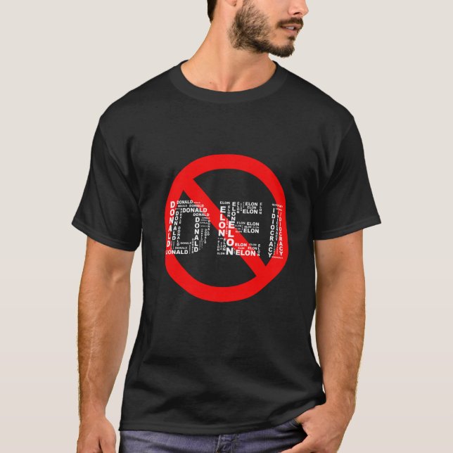 Camiseta DEI (No Donald, Elon, Idiocracia) (Anverso)