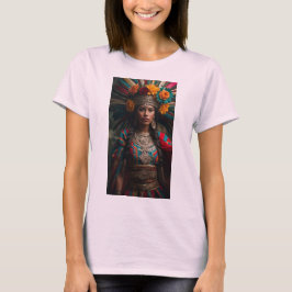 Camiseta Deity Xochiquetzal - Mitología Azteca Mexicana