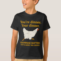 Deja de asustar a las gallinas Humor gramatical pa