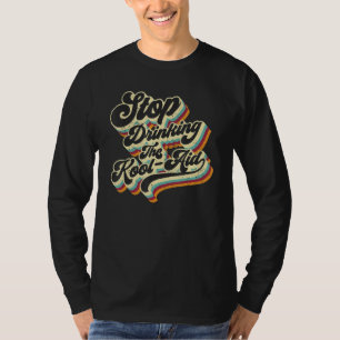 Camiseta Deja de Beber el Kool Aid Noticias de los Medios M