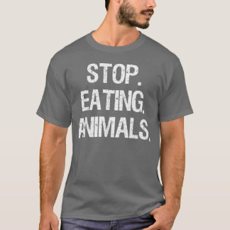 Camiseta Deja de comer animales amigo vegano vegetariano