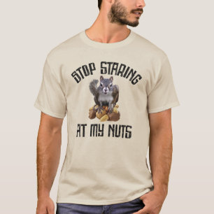 Camiseta Deja de mirar a mis nueces - divertido amante de l
