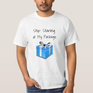 Camiseta Deja de Mirar mi Paquete