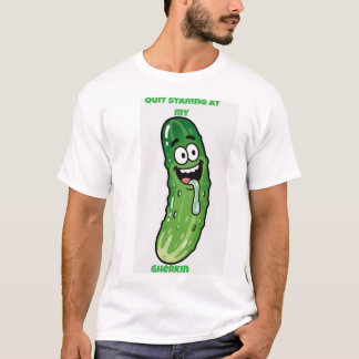 Camiseta Deja de mirar mi pepinillo 