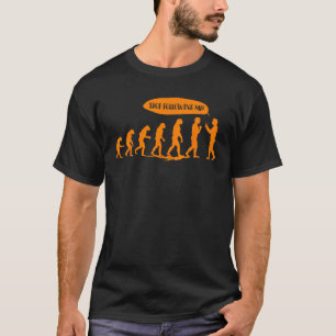 Camiseta Deja de seguirme Genial transformación de simios r