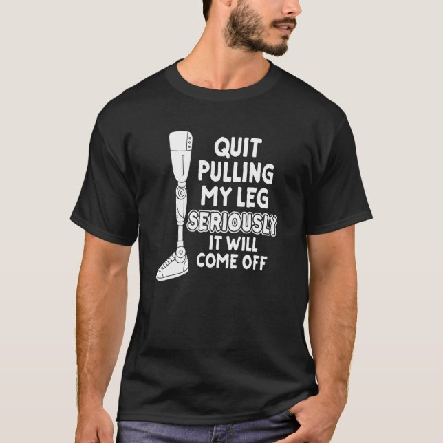 Camiseta Deja de Tomarme el Pelo Enserio Se Va a Desprender (Anverso)