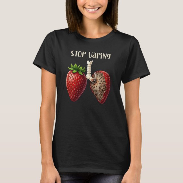 Camiseta Deja de vapear (Anverso)