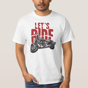 Camiseta Deja la motocicleta del paseo diseñar