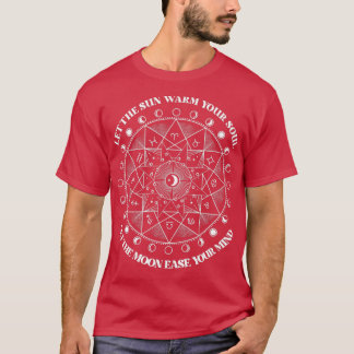 Camiseta Deja que el sol caliente tu alma deje que la luna