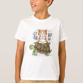 Camiseta deja que esa cosa se ponga como gato en la tortuga