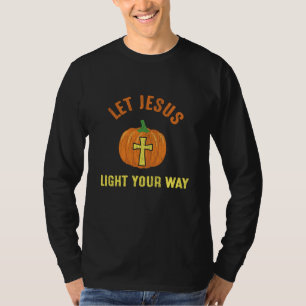 Camiseta Deja que Jesús ilumine tu camino de Acción de Grac