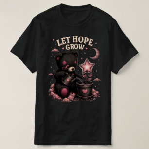 Camiseta Deja que la Esperanza Crezca Oso de Peluche Retros