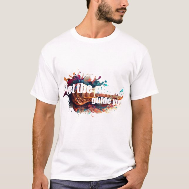 Camiseta deja que la música te guíe (Anverso)