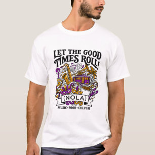 Camiseta Deja que los buenos tiempos rueden Cultura musical