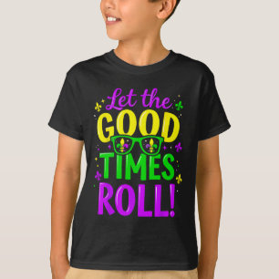 Camiseta Deja que los buenos tiempos rueden Mardi Gras 