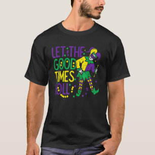 Camiseta Deja que ruede el buen tiempo Jester Bead Divertid