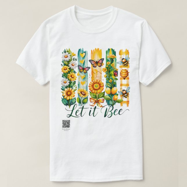 Camiseta Deja que sea pincelada (Diseño del anverso)