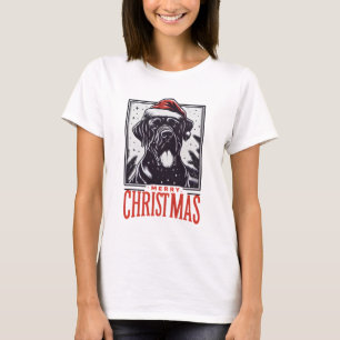 Camiseta Deja que tu Cane Corso 'sleigh' de temporada con a
