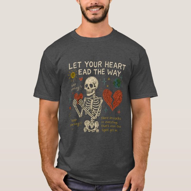 Camiseta Deja que tu corazón dirija el camino (Anverso)