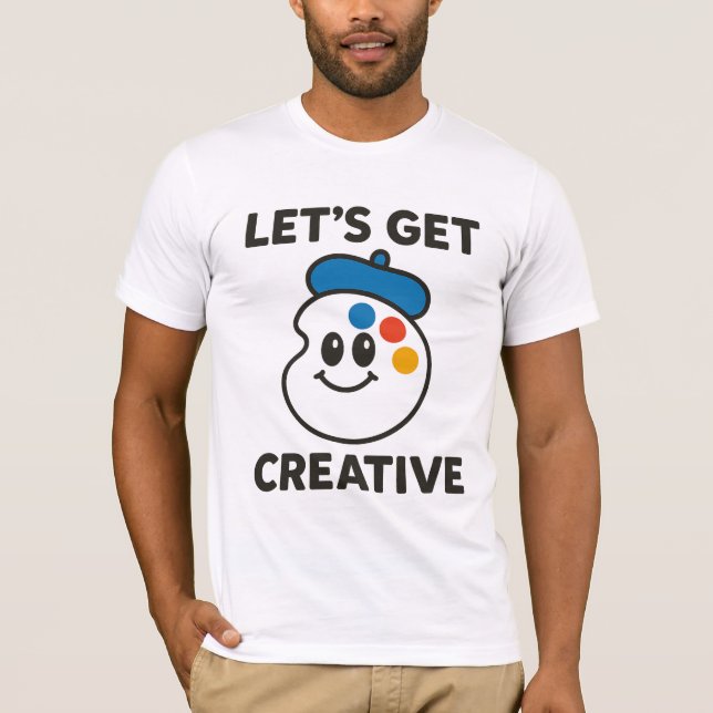 Camiseta ¡Deja que tu imaginación coloree!   (Anverso)