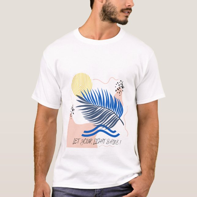 Camiseta Deja que tu luz brille (Anverso)