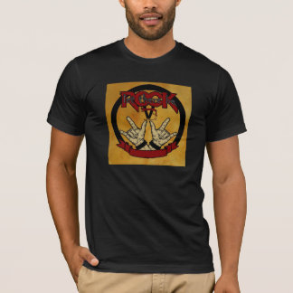 Camiseta ¡Dejado haya roca (cilíndrica)!