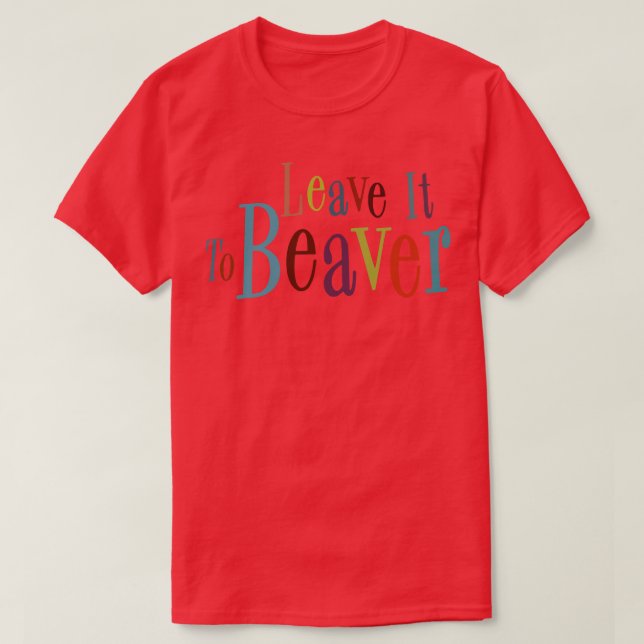 Camiseta Déjalo castor (Diseño del anverso)