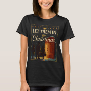 Camiseta Déjalos Entrar para Navidad Diseño