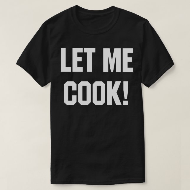Camiseta Déjame cocinar (Diseño del anverso)