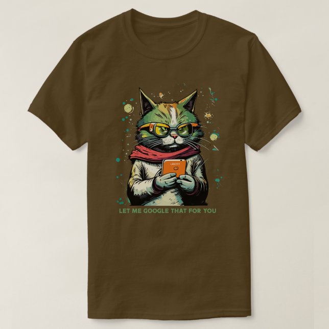Camiseta déjame googlear eso por ti (Diseño del anverso)