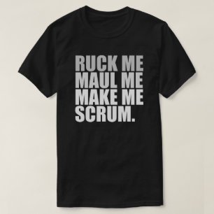 CAMISETA DÉJAME MAL QUE ME HAGAS ESCRO. RUGBY LOVER SHIRT