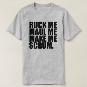 CAMISETA DÉJAME MAL QUE ME HAGAS ESCRO. RUGBY LOVER SHIRT