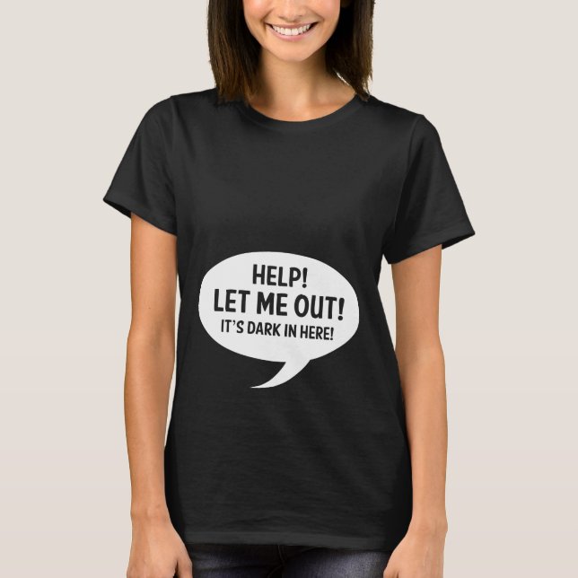Camiseta ¡Déjame salir! (Anverso)