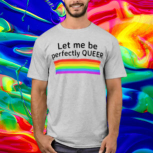 Camiseta Déjame Ser Perfectamente Queer