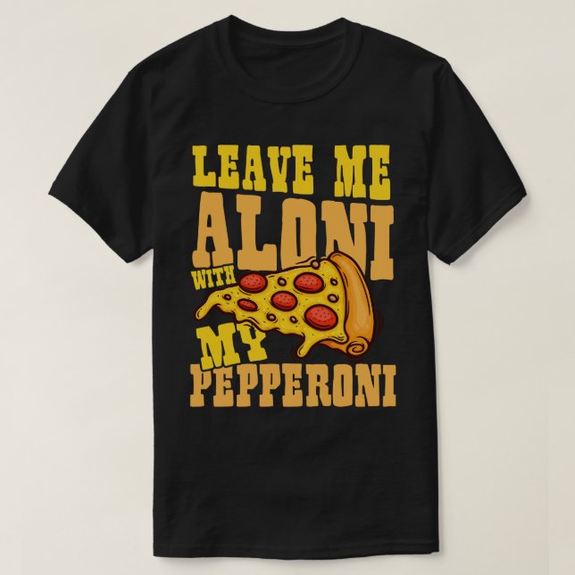 Camiseta Déjame solo (Diseño del anverso)