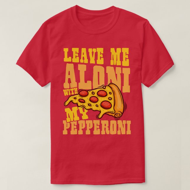 Camiseta Déjame solo (Diseño del anverso)